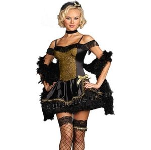 Goldie Rush Saloon Dreamgirl Costume for Adults Size Medium